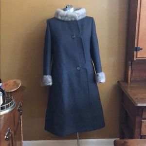 Stegari Stix Baer Fuller Fur Coat S/M Wool Grey